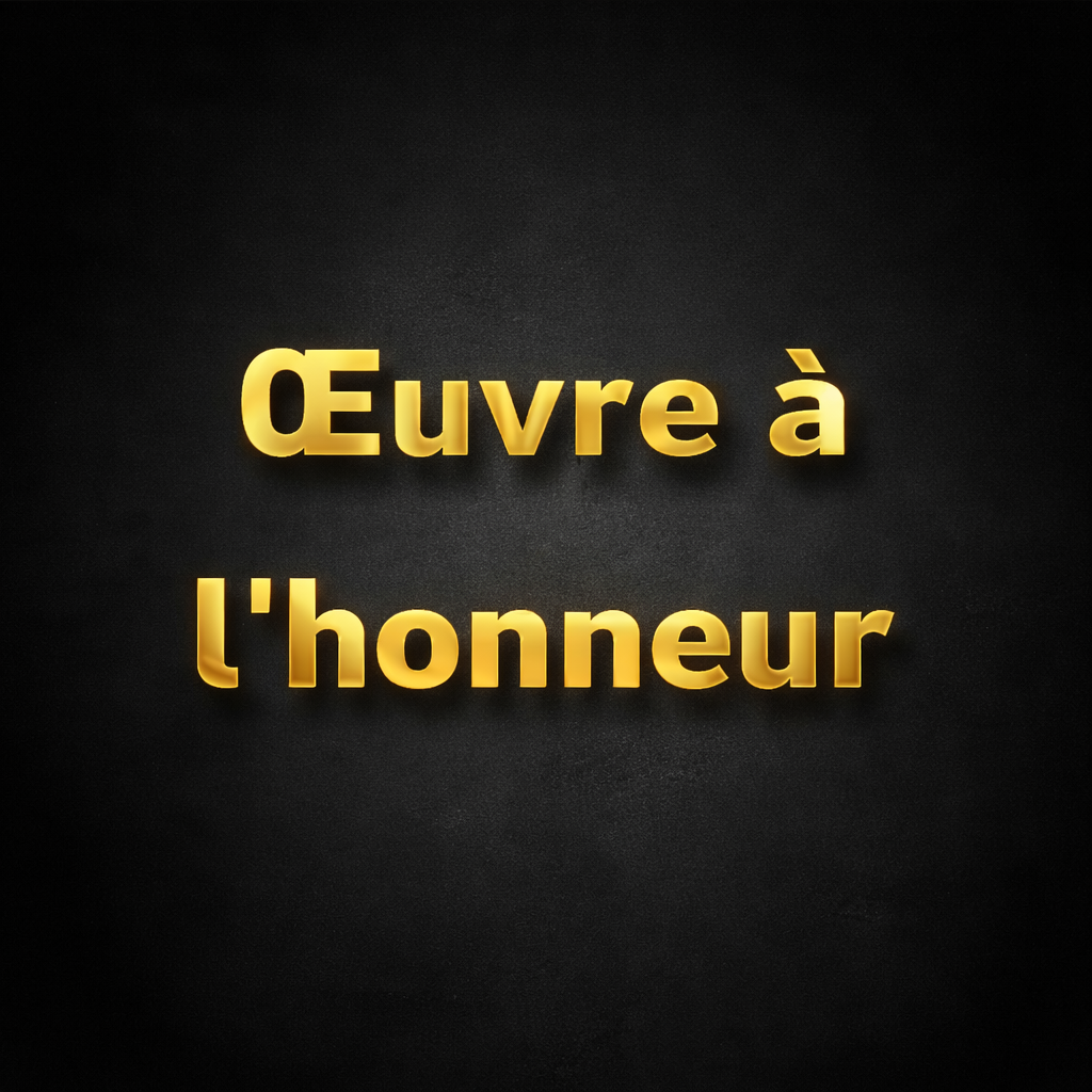 collection Œuvres à l’honneur – Tableaux artistiques noir et blanc