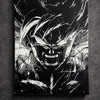 Tableau éveil de puissance – Art manga noir et blanc intense – Toile 30x40 cm - DesignRomArt