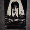 Tableau héroïne sombre ligotée regard intense style gothique décoration murale 30x40 cm - DesignRomArt