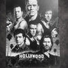 Tableau Hollywood icônes cinéma action noir et blanc décoration murale 30x40 cm - DesignRomArt