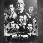 Tableau Hollywood icônes cinéma action noir et blanc décoration murale 30x40 cm - DesignRomArt