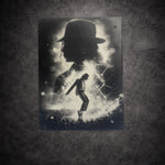 Tableau Michael Jackson en noir et blanc – icône pop et scène légendaire 30x40 cm