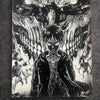 Tableau manga noir et blanc – Destin écrasant – Toile 30x40 cm - DesignRomArt