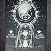 Tableau rap citation noir blanc style street art decoration murale 30x40 cm - DesignRomArt